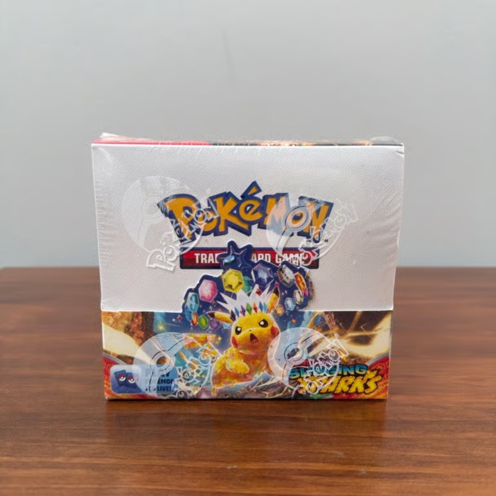 Pokemon Trading Card Box - Vibrant Red, Yellow, Blue